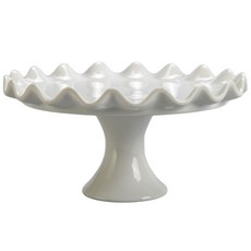 Bia Cordon Bleu Fembrook荷葉邊蛋糕架, 1個, 白色