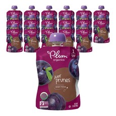 Plum organics 兒童果泥, 李子口味, 99g, 18包