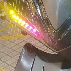 SYMJET車系AVERY 反光車貼 定位燈-神秘桃子兩邊-乾貼, S/SR/SL定位燈-神秘桃子兩邊-乾貼