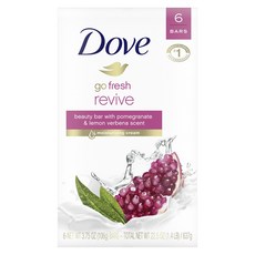 Dove 多芬 Go Fresh Revive美容皂 石榴&檸檬馬鞭草香, 106g, 6個