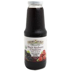 Smart Juice 黑桑葚蔓越莓汁, 1瓶, 1L