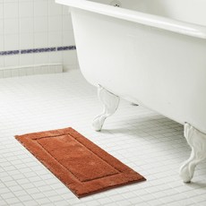 RT designer's collection 德比微纖維低音啞光墊浴室腳手架43.2 x 61cm, 1個, 珊瑚