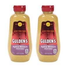 GULDEN'S 辣褐芥末, 2個, 340克