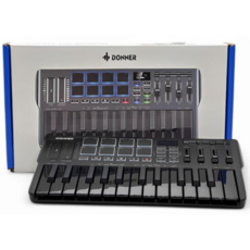DONNER DMK25 PRO MIDI 控制鍵盤, 1台, Black, DMK-25 Pro