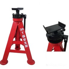 許願池起重五金 30噸頂車架大車專用架馬椅 重型車輛維修必備 安全穩固 操作簡單, 紅色
