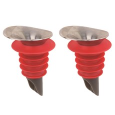 Tovolo Slick Spout 倒瓶器, 2件, 紅色的