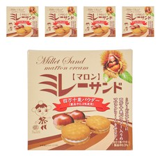 MonPlaisir Millet夾心餅乾 四萬十栗口味 5包入, 5個