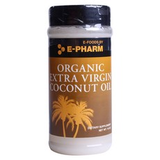E-PHARM 特級初榨椰子油, 453克, 1個
