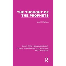 (英文圖書) The Thought of the Prophets 精裝版, Routledge, 英文