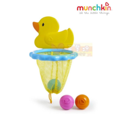 滿趣健Munchkin 小鴨籃球組洗澡玩具 培養手眼協調, 詳見包裝, 黃色, 1個