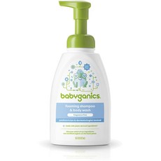 babyganics 貝比潔妮 寶寶洗髮沐浴慕斯 無香, 1個, 473ml