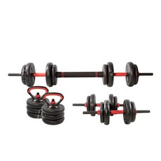 FITZONE 多功能三用訓練組 40KG 重量訓練健身器材, 詳見包裝, 詳見包裝