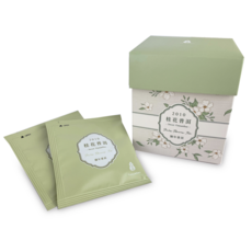 如是齋普洱茶包典藏茶盒 (桂花普洱/陳年普洱) - 精選茶葉，獨立包裝，送禮自用, 1個, 典藏茶盒