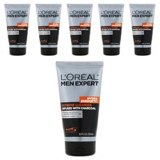 L'OREAL PARIS 巴黎萊雅 木炭潔面乳, 6條, 150ml