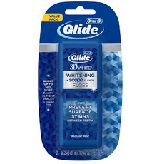 Oral-B 歐樂B Glide 3D亮白牙線+亮白薄荷潔淨牙線 35m, 1個