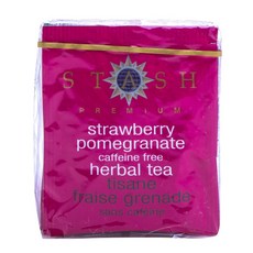 Stash Tea Stash Tea草莓石榴無咖啡因草本茶, 10入, 1.8克