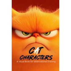 (英文圖書) Cat Characters: A visual Book For observational drawing 平裝版, Independently Published, 英文
