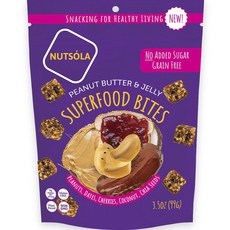 Nutsola花生醬&軟糖超級食物點心, 1個, 99g