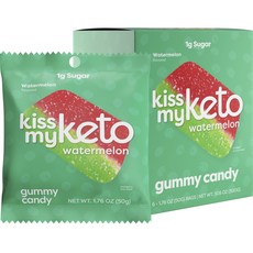 Kiss My Keto 軟糖糖果 西瓜口味 6個入, 1個, 300g