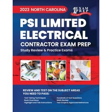 (英文圖書) 2023 North Carolina PSI Limited Electrical Contractor Exam Prep: 2023 Study Review & Practice... 平裝版, Independently Published, 英文