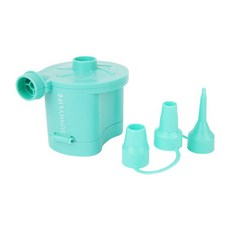 SUNNYLIFE 電池電動充氣泵, 湖水綠, 1個