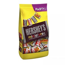 HERSHEY'S 好時 迷你巧克力糖果派對包, 1包, 1.01kg