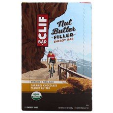 CLIF Nut Butterfield 能量棒焦糖巧克力花生醬, 12份, 50g
