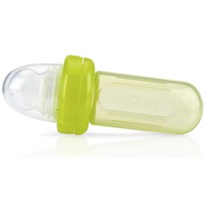 Nuby 擠壓式副食品餵食器 mini, 1個, 隨機出貨