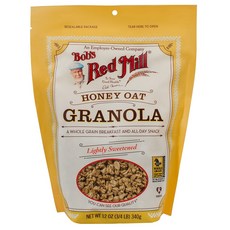 Bob's Red Mill 蜂蜜燕麥格蘭諾拉麥片, 1包, 340g