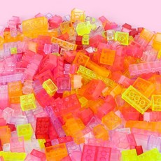 小顆粒透明積木 創意拼裝玩具・益智啟蒙・兒童節禮物, 250克女孩款