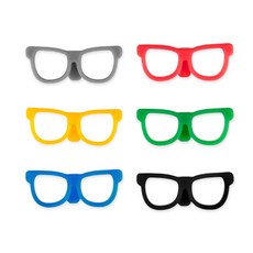 true 酒杯吊飾, 6件, 混色