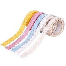 花邊蕾絲布藝膠帶 棉線膠帶 邊框手帳裝飾 DIY材料, 紫色