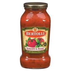 BERTOLLI 番茄羅勒義大利麵醬, 680g, 1罐