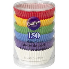 Wilton 惠爾通 烘焙專用彩色紙模 5cm, 150入, 混色