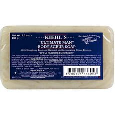 Kiehl's 終極男士身體磨砂皂, 1個, 200g