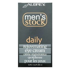 AUBREY ORGANICS 男士 Stark 每日煥活眼霜, 1個, 15毫升