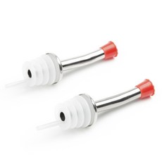 FOX RUN 酒油瓶倒酒器, 2個, Silver