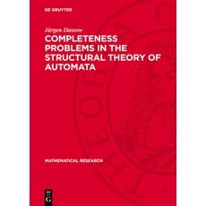 (英文圖書) Completeness Problems in the Structural Theory of Automata 精裝版, de Gruyter, 英文