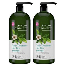 AVALON ORGANICS 頭皮護理茶樹洗髮精, 2瓶, 946ml