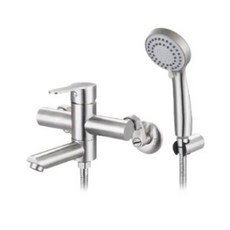 【CERAX洗樂適衛浴】304不銹鋼拉絲小沐浴龍頭 翻轉式切換浴室水龍頭, 1個