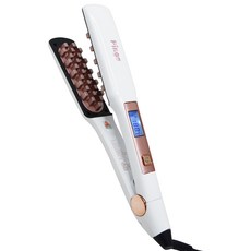 PINGO 台灣品工 26mm Royal K9 2in1 外噴式負離子蓬蓬夾, 白色