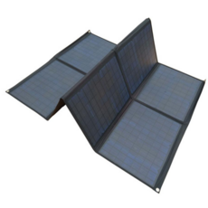 500W 18V 可折疊太陽能充電板, 黑色, 1個