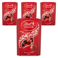 Lindt 瑞士蓮 Lindor牛奶巧克力球, 4個, 200g