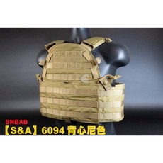 翔準 S&A 6094 背心 高品質戰術背心 防彈背心 生存遊戲 抗彈背心 模組化, 沙色