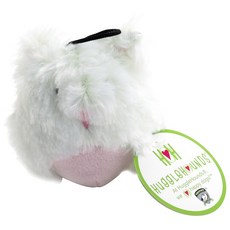 HuggLeHouNDs Skewushi 兔子球狗玩具, 1個, 白色+粉色