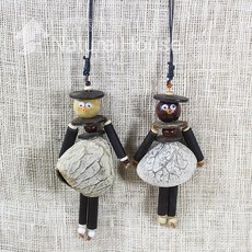 【自然屋精品】野豆娃娃 果殼娃娃 野豆吊飾 果殼吊飾 野豆 吊飾 自然風 野豆人偶 豆殼娃娃 豆殼吊飾(隨機出貨), 詳見包裝, 白色