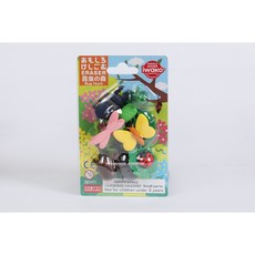 IWAKO 造型橡皮擦-昆蟲森林系列(盒裝) 日本製, 1套