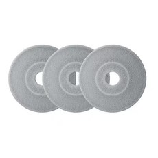 旋轉懶人拖把專用超細纖維拖把布 (3片/包), 灰色