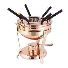 起司火鍋+專用叉子組 2.6L, 1個, 銅