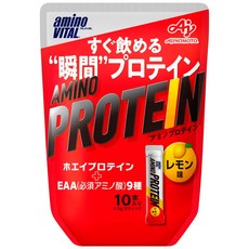 味之素aminoVITAL胺基酸乳清蛋白 檸檬風味 10包/袋, 4.5公克